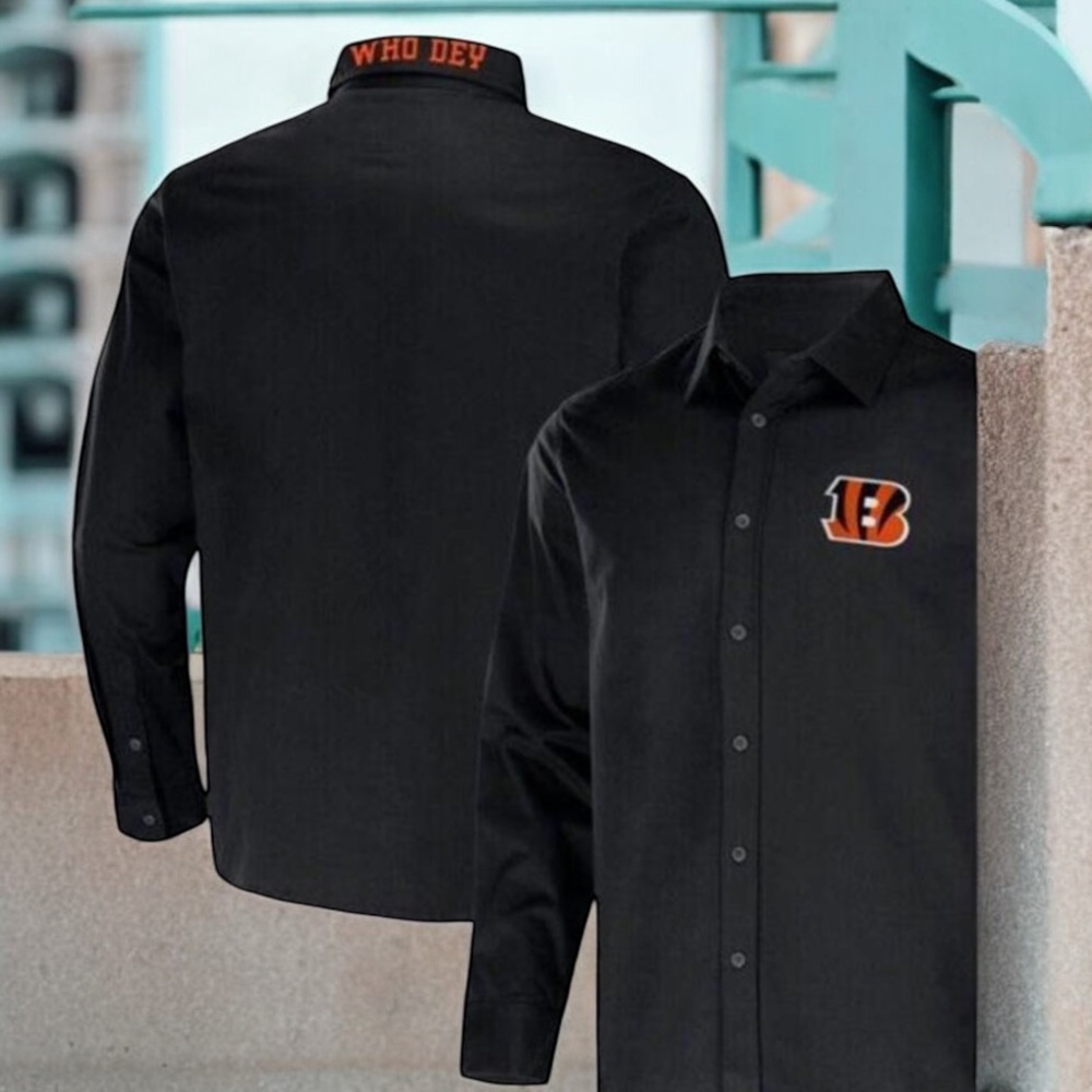 NFL Darius‎ Rucker Long Sleeve Men’s L Button Down Bengals